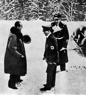 Бек Ю. и Гитлер А., Обергов, 1938 г.