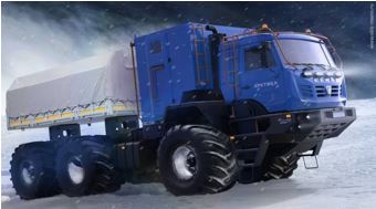 Арктический вездеход –«КамАЗ-Арктика» / Arctic all-terrain vehicle - KamAZ-Arctic